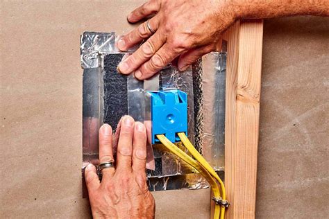 sealing electrical boxes|how to insulate electrical boxes.